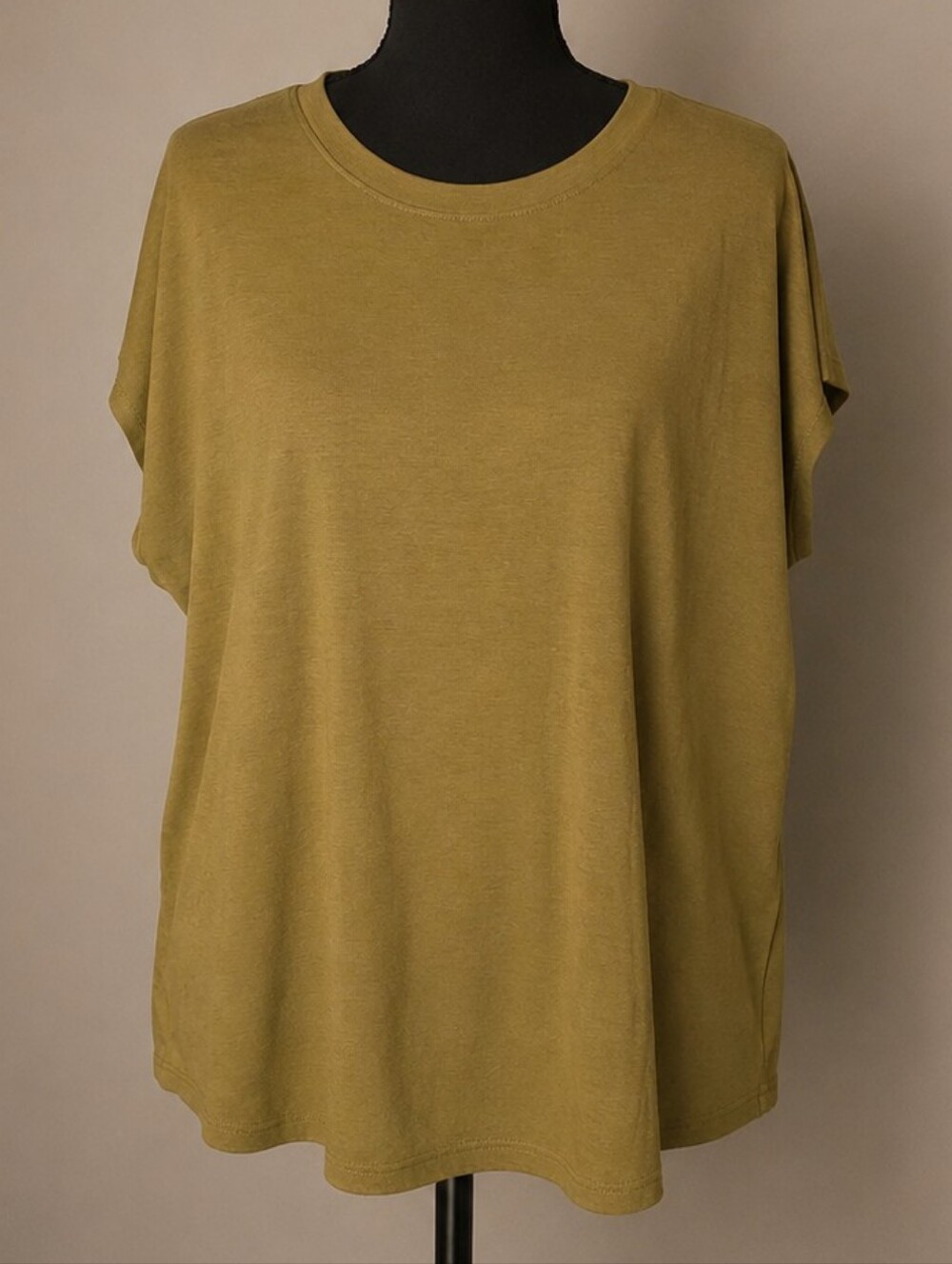 MPG Olive Green Short Sleeve Relaxed Crewneck Tee